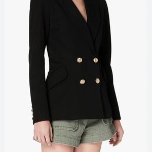10 Crosby Derek Lam Black Blazer with Gold Buttons